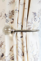 Laura Ashley Vivien Glass Curtain Embrace Chrome